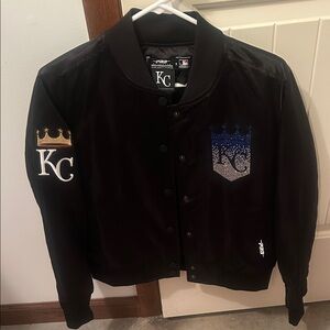 MLB KC Royals Black Team Jacket